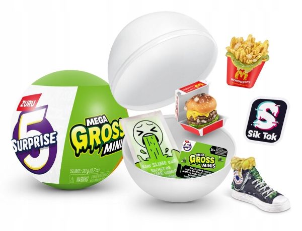 ZURU Mega Gross Minis (Capsula con 5 sorprese)…x24